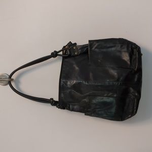 Black Leather Purse
